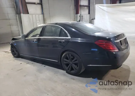 2015 Mercedes-Benz S 550 4Matic из США, поврежденный, VIN WDDUG8FB3FA161374